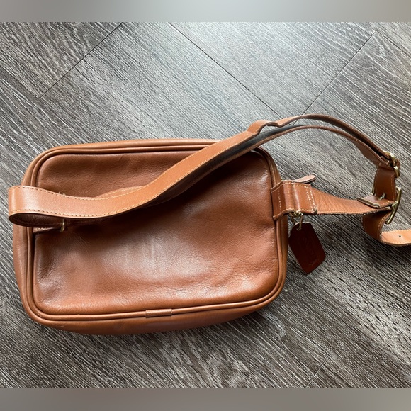 RARE Vintage Coach Pocket Waist Pack Belt Bag Fanny Pack XS/S English Tan EUC - Picture 15 of 15
